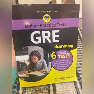 Book: GRE for dummies, 9th edition, never used